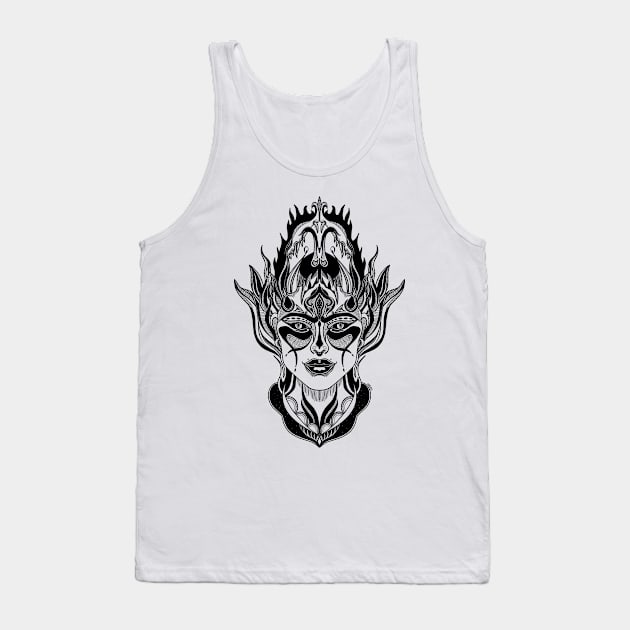 Two-faced Tank Top by BrittanniaArt